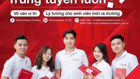 Techcombank Cụm Bắc Ninh thông báo tuyển dụng